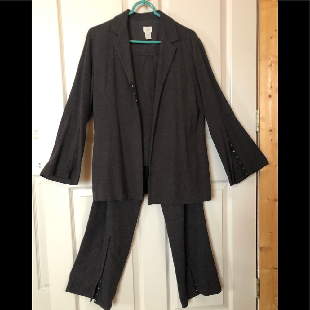 All 3-pieces J.Jill set: skirt, pants and blazer